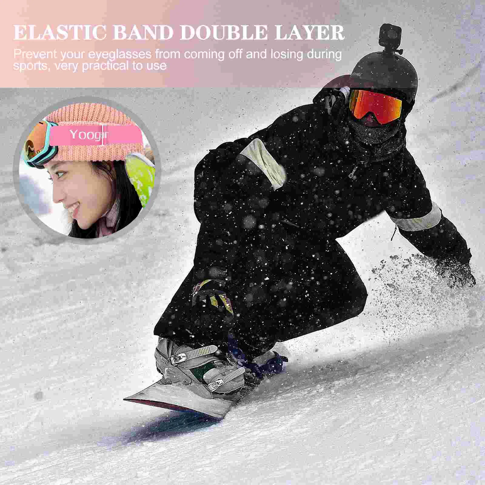 Ski Goggle Strap Swimming Goggles Snow Sports Elastic Eyeglass Holder Stand Bracket