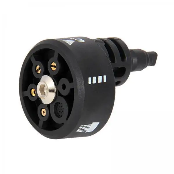 2x Pressure Washer Spray Nozzle Quick Connector Adjustable Easy Installation 1/4 Inch Quick Connect for Gardening Car Washing