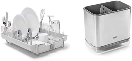 

Складная полка для посуды из нержавеющей стали с подставкой для раковины для организации и сушки на кухне