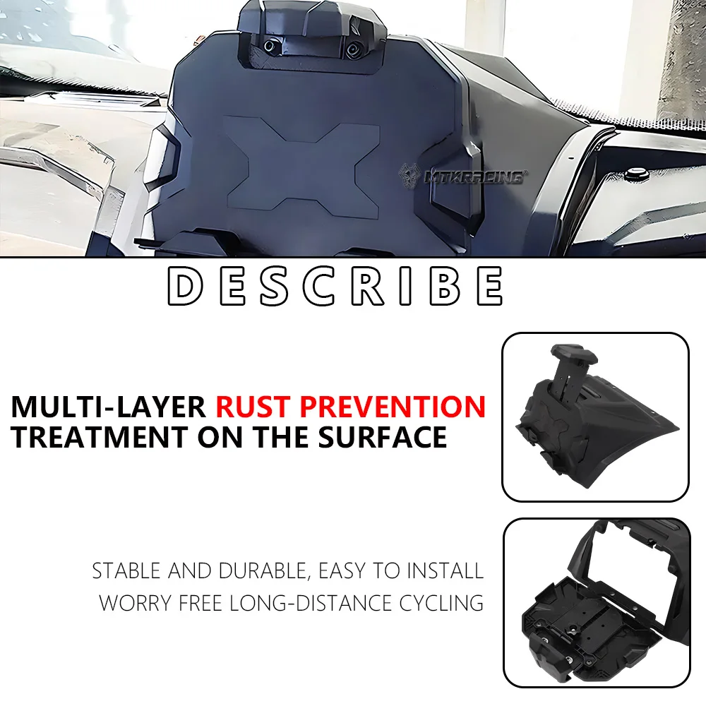 For Kawasaki Teryx KRX 1000 2020-2023 Motorcycle Accessories Tablet Phone Holder Storage Box Organizer Tray Electronic Device