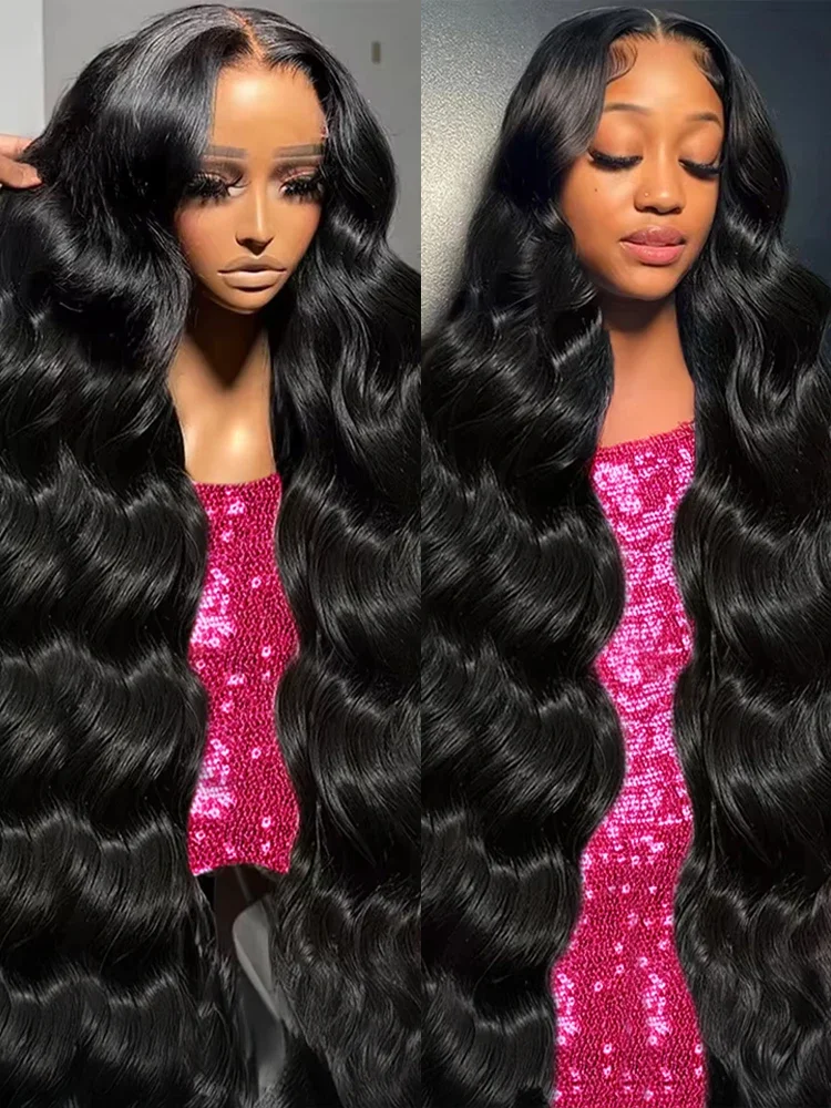 

250 Density 30 40 Inch Body Wave Human Hair Wigs HD Transparent 13x6 Lace Front Human Hair Wig Brazilian Glueless For Women