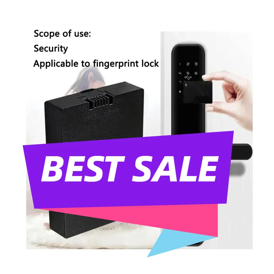 7.4V 5000mAh Electric Door Lock Battery, Suitable for Xiaomi, Bosch, Haier Polymer Lithium Intelligent Door Lock Battery,