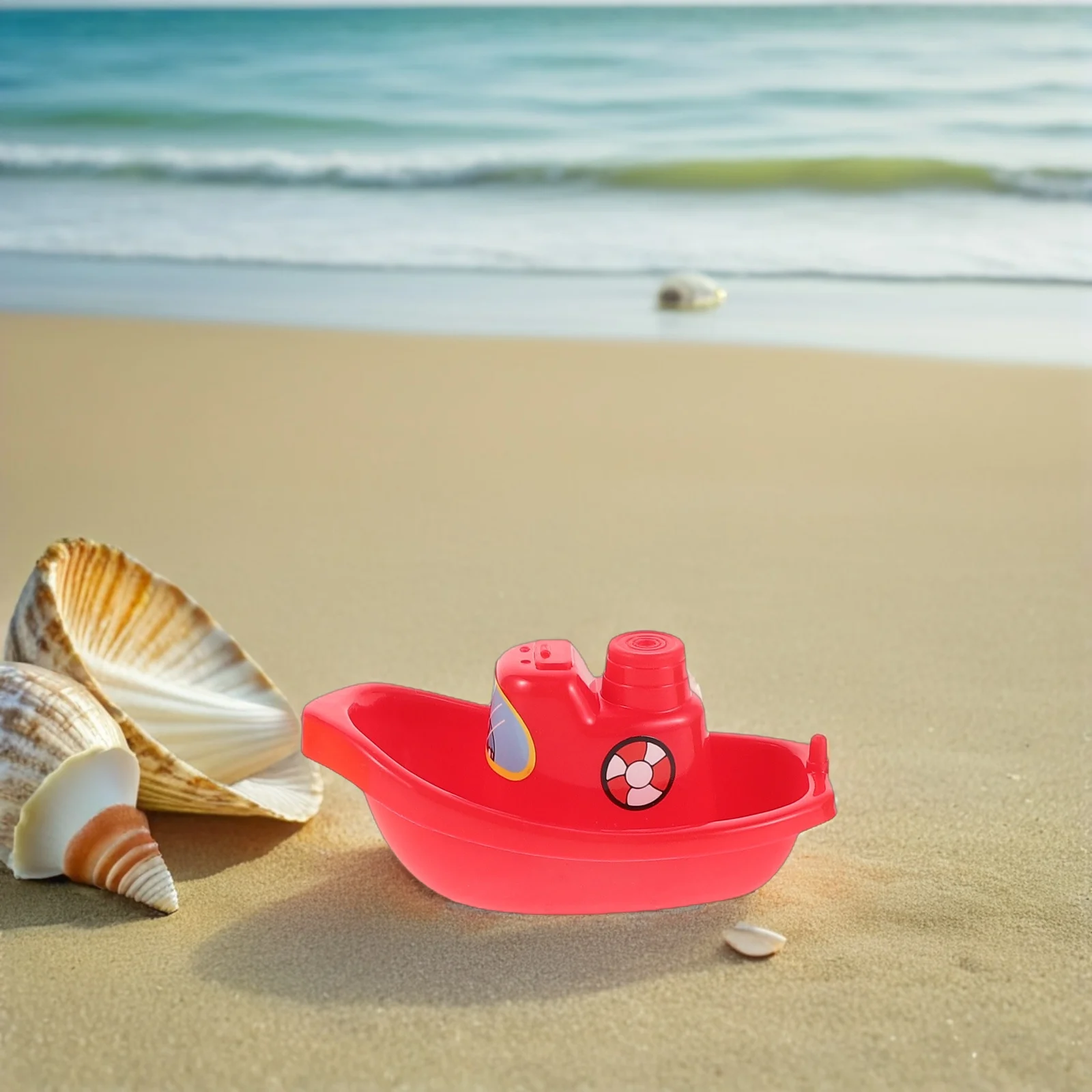 6 Pcs Bath Toy Floating Boat Bathtub Toys for Children Boats Beach Style Sail Sailboat Decor