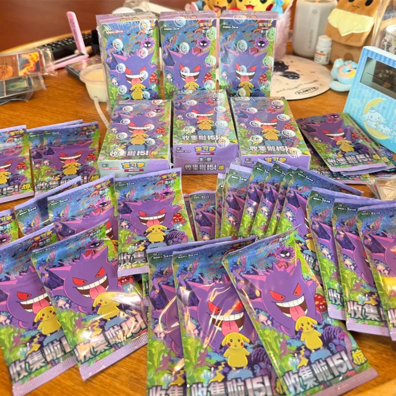 

Лидер продаж, 100% оригинальная коллекционная карточная игра Pokes Ptcg, сборная 151 Jing Scarlet & Violet, упрощенная китайская версия, коллекции, подарок