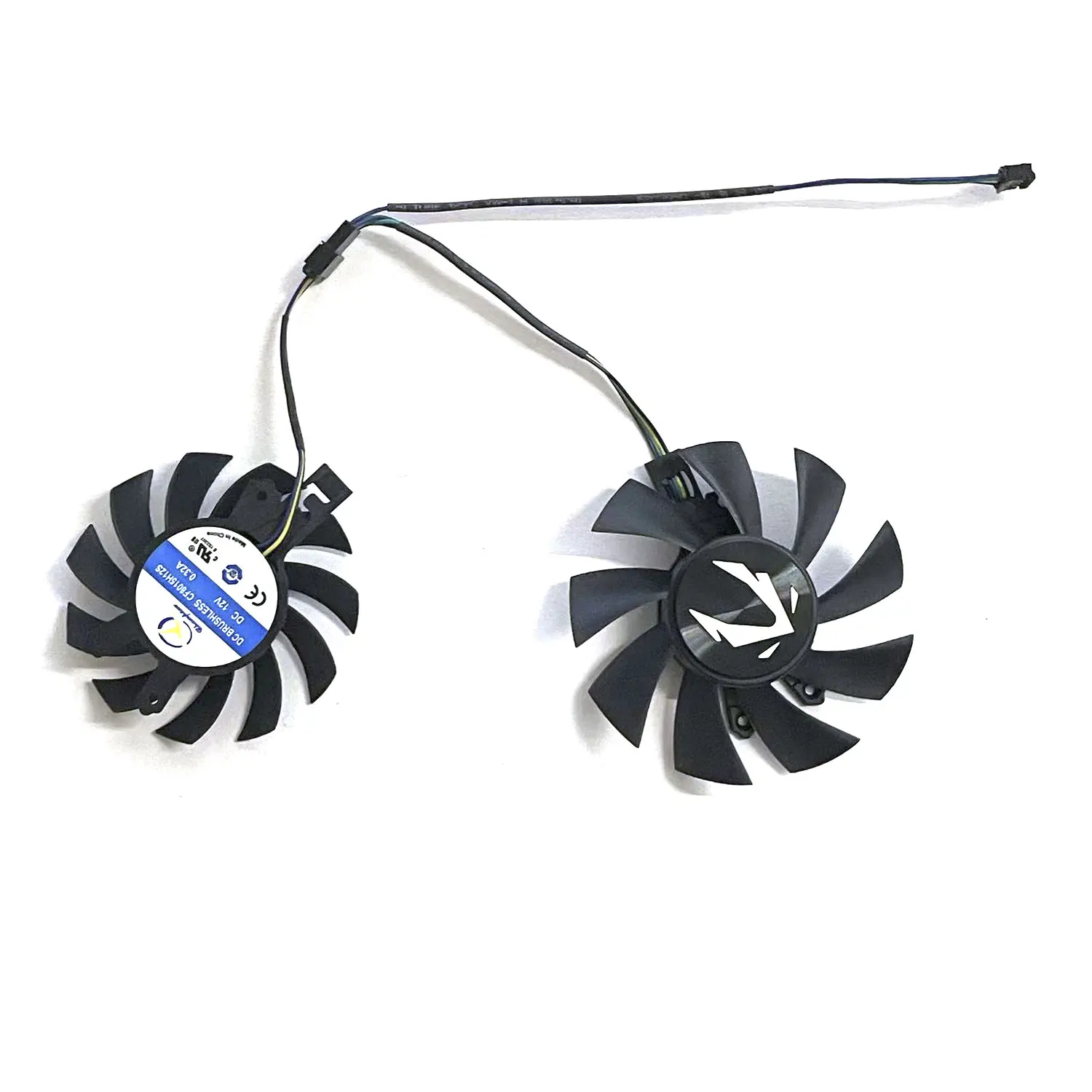 GA72S2U GA82S2H CF7015M12S CF8015H12S 65MM 75MM 4PIN GTX 1660 1660ti GPU Fan For Zotac GeForce GTX 1660 SUPER 1660Ti Dual Fan
