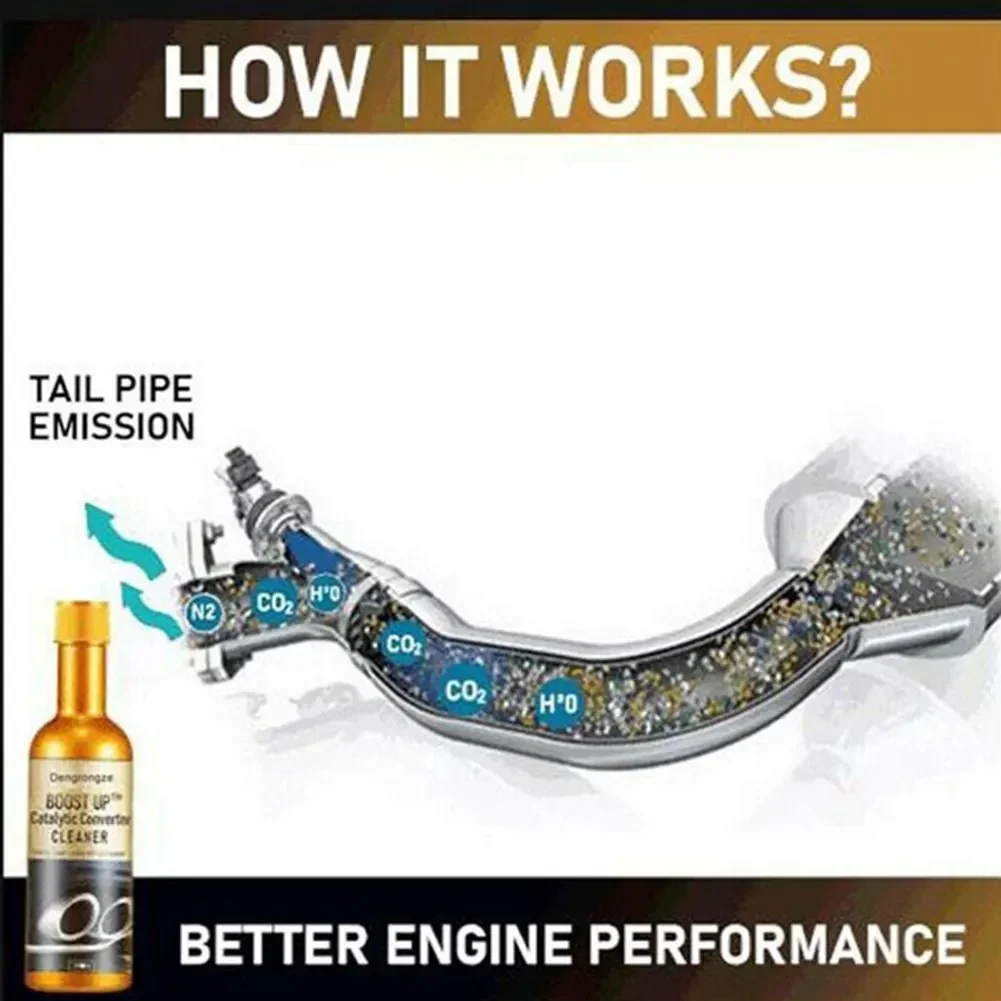 

Practical Catalytic Converter Cleaner Improve Performance Lower Emission Boost Up Car Cleaner Engine Protection