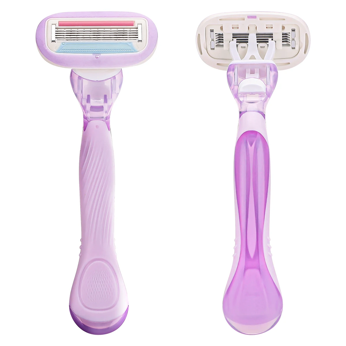 

New Women Razor Mini Portable Shave Mane Leg Hair Private Body Manual Razor 5-layer blade Lady Razor With Case