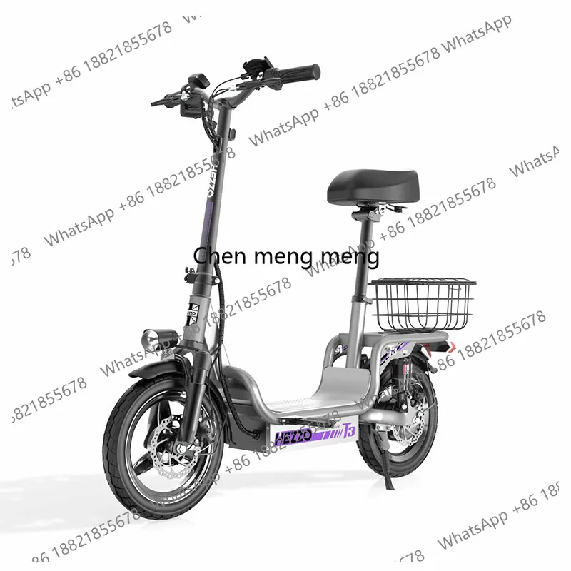 

Electric Bicycle 48v15AH Electric Portable Scooter Assisted Battery Car