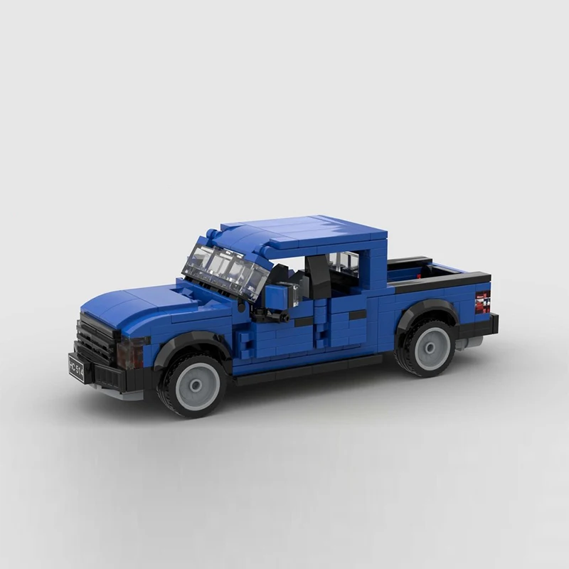 City Car Model MOC Building Bricks F150 Off-Road Pickup Truck Modular Technology Children Holiday Gifts Assemble Toys Suit