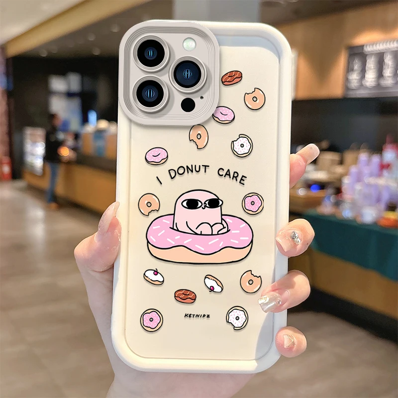 New Fashion Cartoon K-Ketnipz Phone Case For iPhone 16 Pro Max Case 15 14 13 12 11 Pro XR X XS Max 8 7 Silicone Shockproof Cover