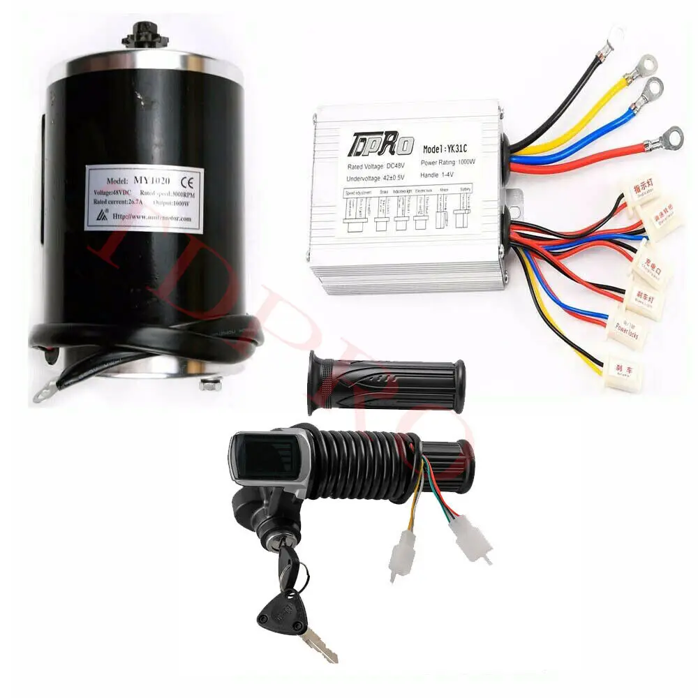 TDPRO 48V 1000W Brush Motor Controller Throttle ATV Quad Scooter Razor