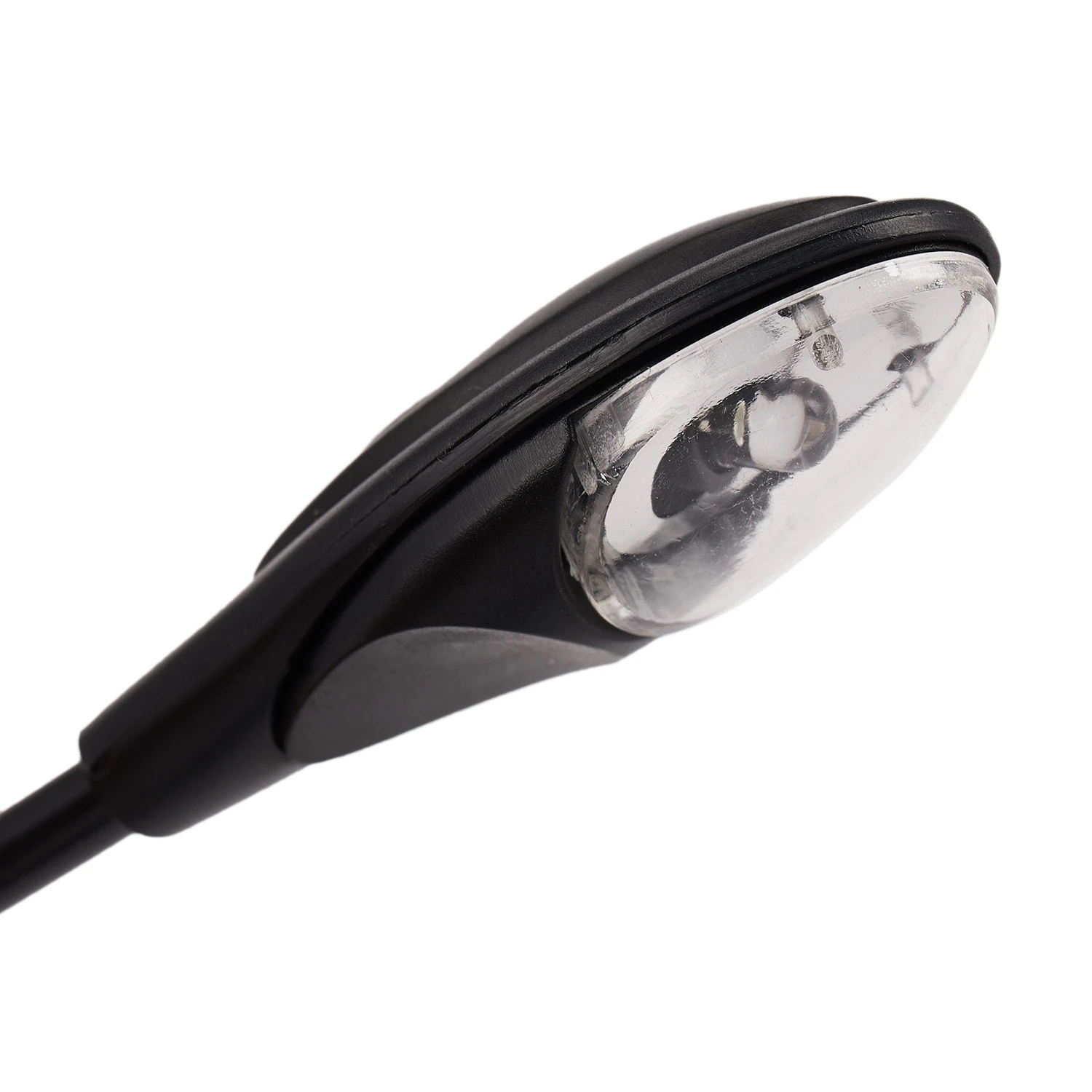 

H-W Mini Flexible Clip-On Bright Booklight LED Travel Book Reading Lamp White Light Book Holder Small Table Lamp Light Small Gif
