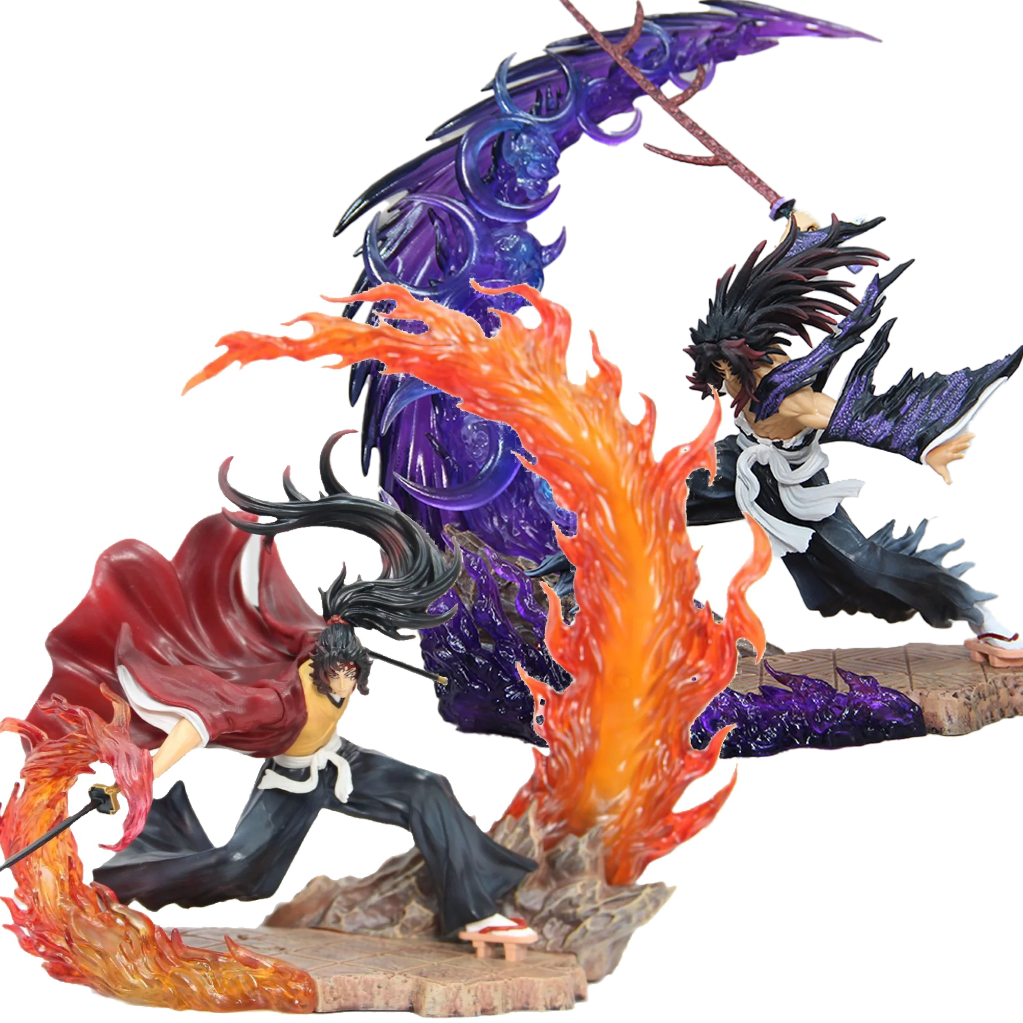 

23 см аниме-фигурки «Убийца демонов», боевые Yoriichi и Kokushibou, экшн-фигурка, статуя, модель, коллекция кукол, игрушки, подарки