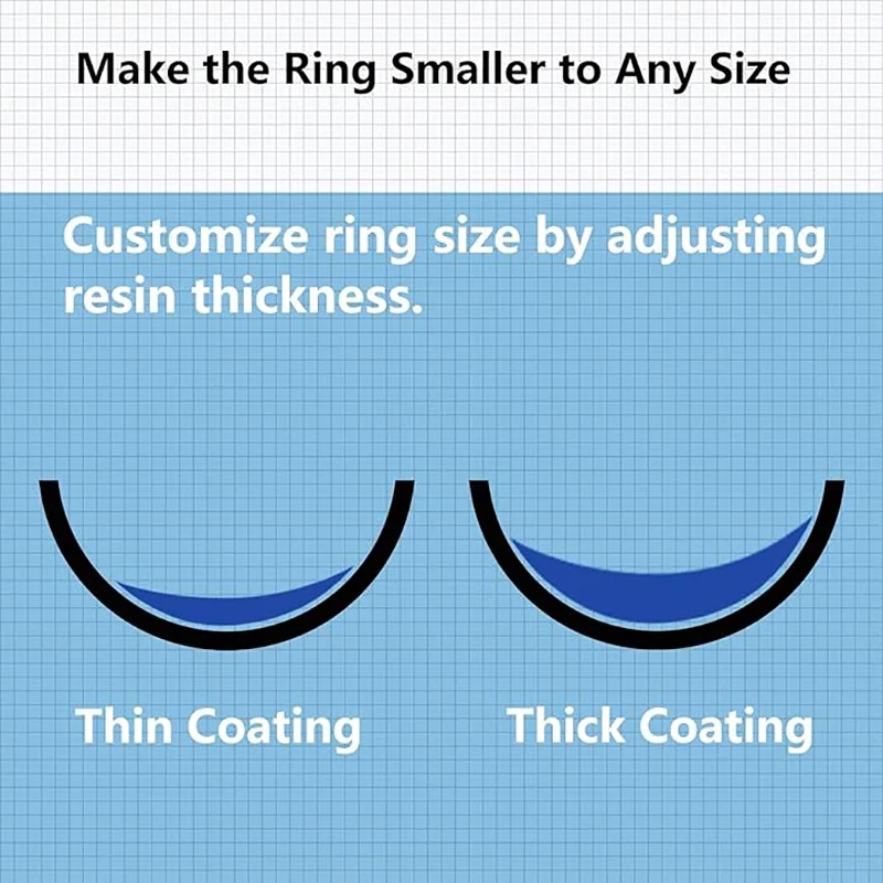 جديد غير مرئي واضح أدوات ضبط حجم الخاتم تشديد المخفض مجوهرات دعوى حلقة حجم يتقلص أدوات