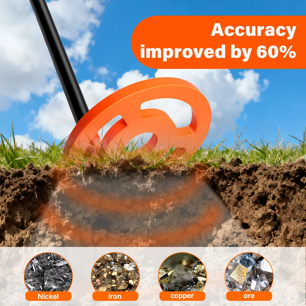 

Металлоискатель для детей, регулируемый по длине (27,5-37,8 дюймов), с интуитивно понятным ЖК-дисплеем, легкой по весу поисковой катушкой 6,5 дюйма