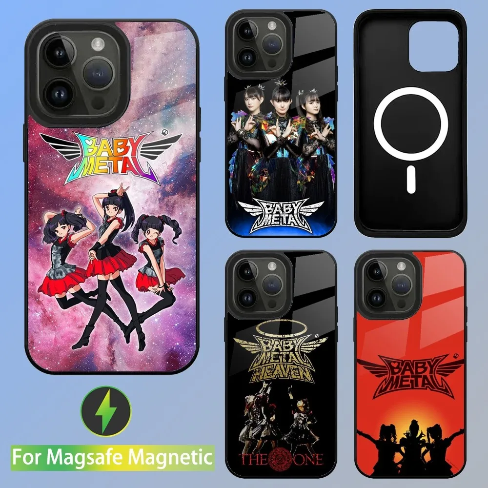 Singer Band B-Babymetal Phone Case For iPhone 16,15,14,13,12,11,Plus,Pro,Max Mini Magsafe Magnetic Wireless Charging