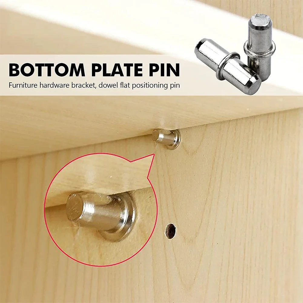 50PCS Shelf Support Pegs Iron For Cabinet Furniture Closet Bracket Nickel Plated Pins Shelf Pins image 3