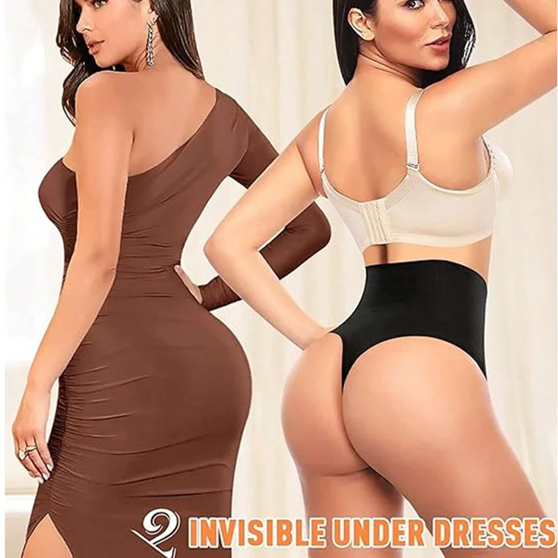 High Waist Shaping Seamless Panties Women Solid Color Bodysuit Shapewear Slimming Tummy Underwear Female Butt Lifter Breathable