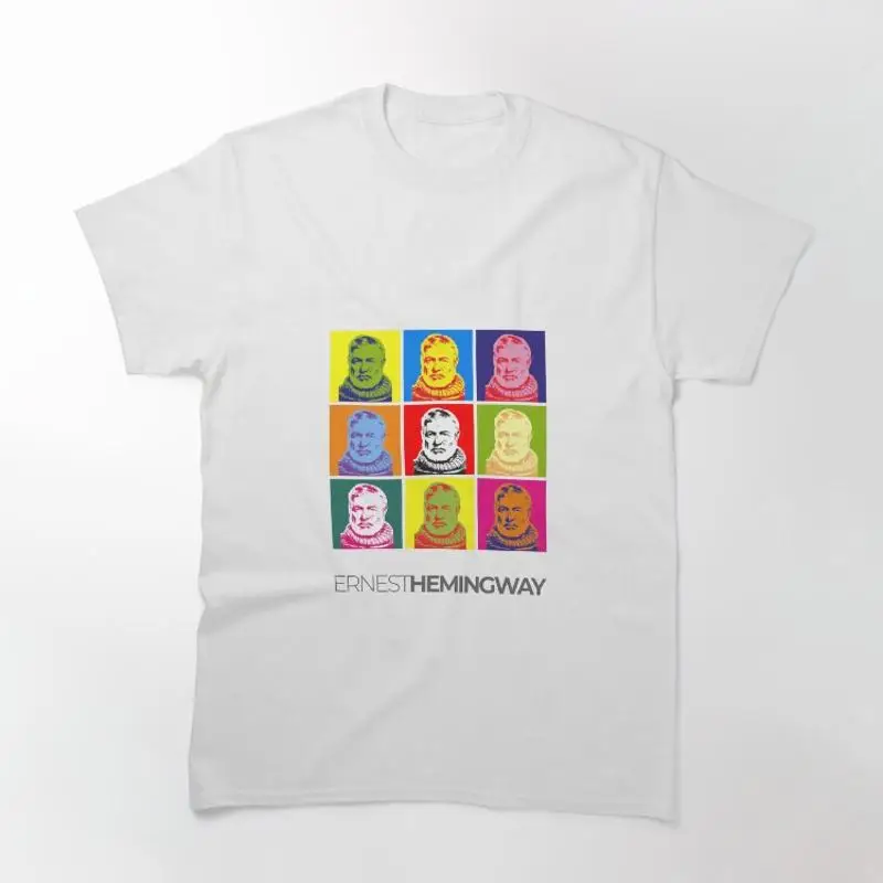 Ernest Hemingway Pop-Art Poster T-Shirt