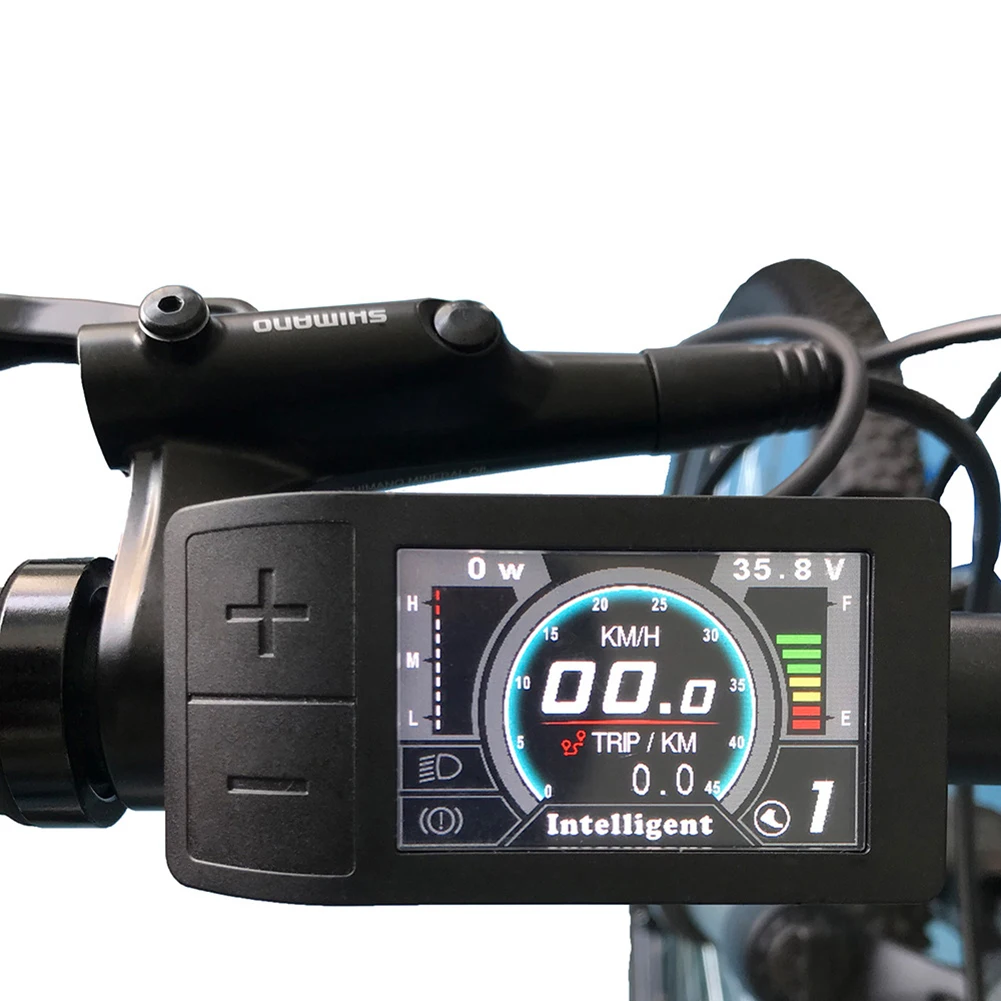 

For Bafang Ebike For BBS01 02 HD Motor 500C Color Display Enhanced Visibility 24V/36V/48V Battery Compatibility