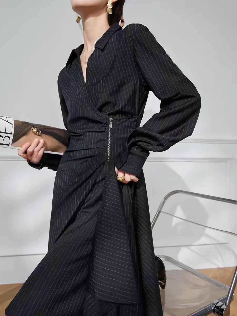 

Plum Jan High-Cold Lady Sle irt Dr Women Summer Super Beautiful Aosphere Commute OL Skirt Polyester Fiber Slim Fit