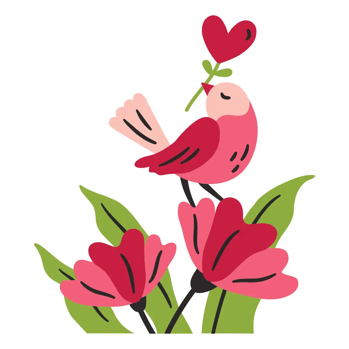 كرافت التخليص عيد الحب الحب الطيور الزهور Stencil DIY بها بنفسك صنع بطاقة القصاصات ورقة لوازم الحرف الديكور #1