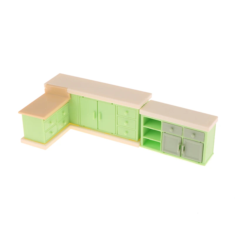 1/12 Dollhouse Mini Storage Cabinet Counter Model Dollhouse Convenience Store Furniture Accessory Dolls House Decoration