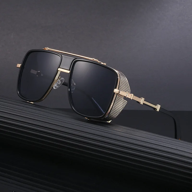 

Brand Design Luxury Steampunk Sunglasses For Men Women Fashion Vintage Trend Hip Hop Punk Driving Big Sun Glasses Eyewear 2025