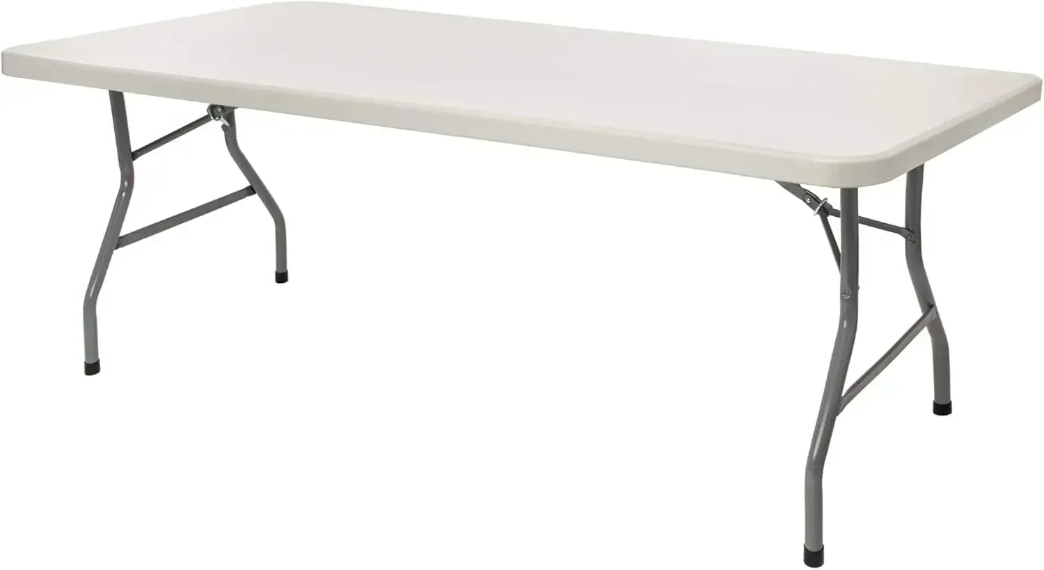 

6 Foot Heavy Duty Folding Table, 30" x 72", Light Grey