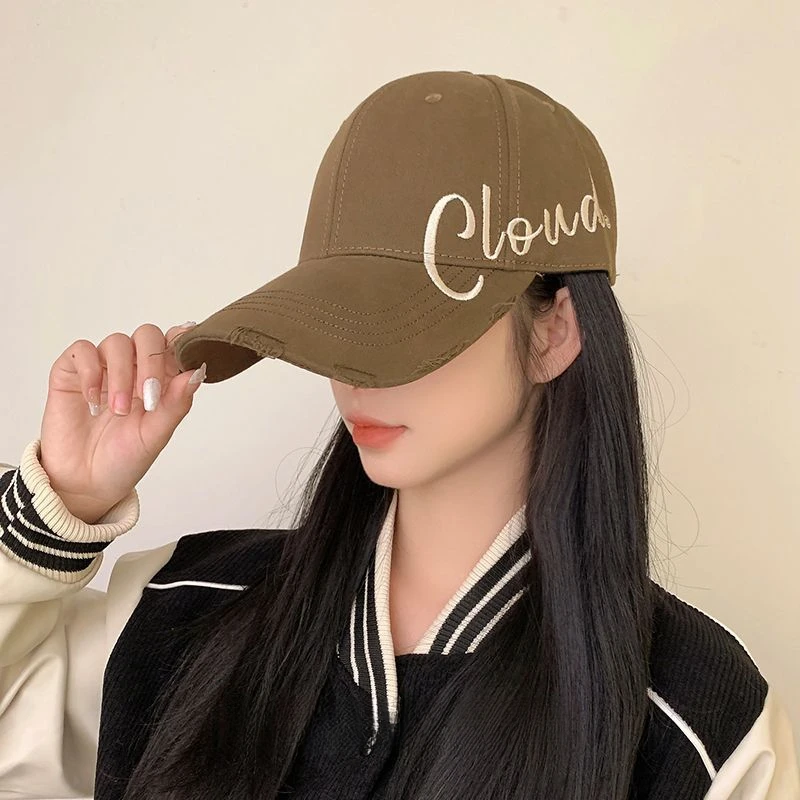 New Baseball Cap Big Head Circumference Hat Face-Looking Small Hard Top Widened Brim Sun-Proof Peaked Cap Men and Women Couple