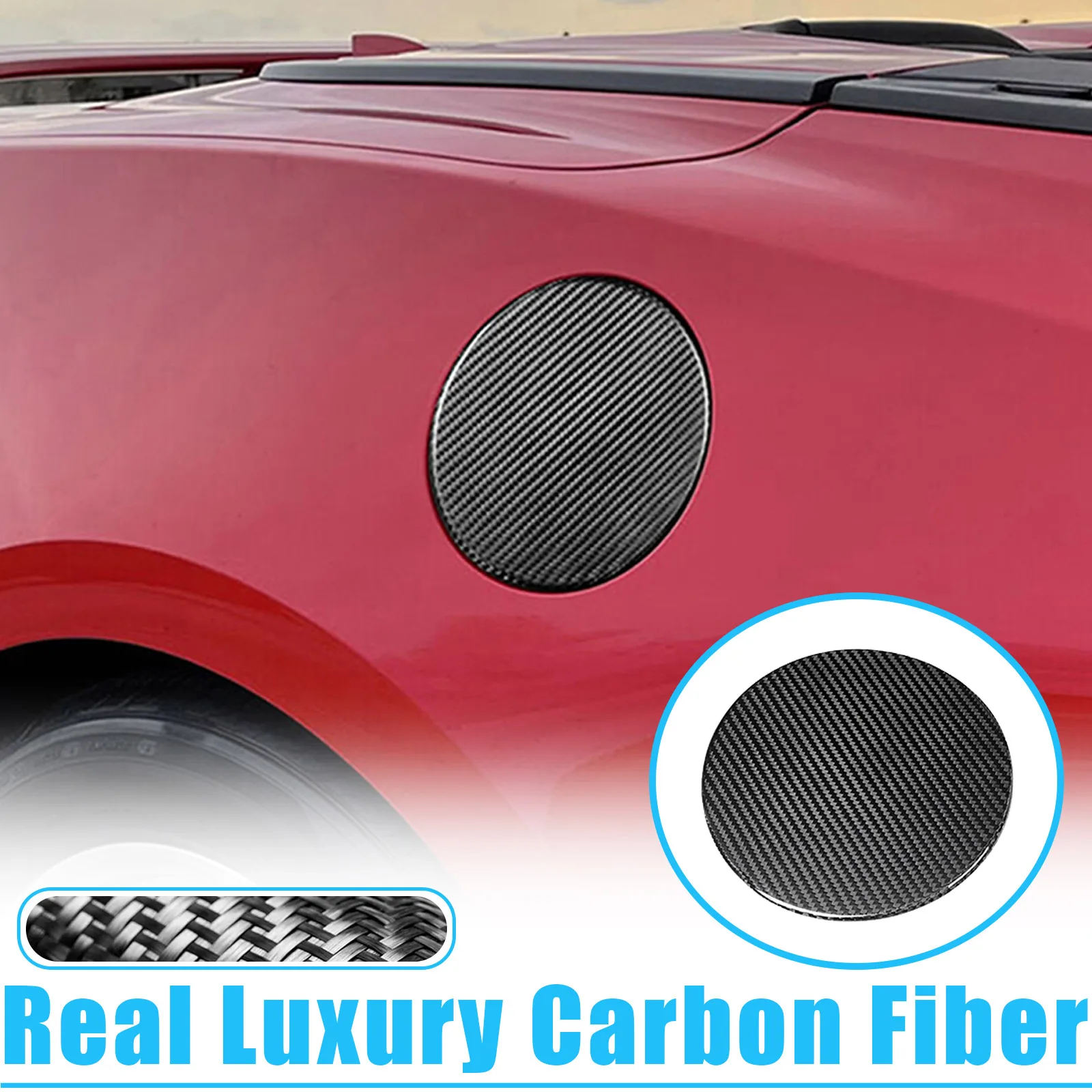 Car Fuel Tank Cap Decorative Trim For Chevrolet Camaro 2016-2019 view 2