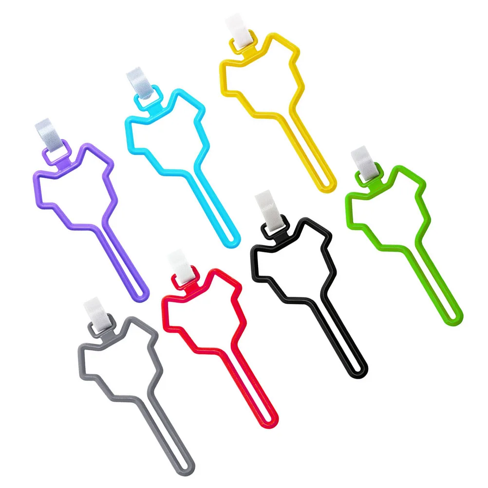 

7 Pcs Hands-free Clip Traction Rope Bag Holder Garbage Leash Waste Carrier Pet Outdoor Polyethylene Thickness No