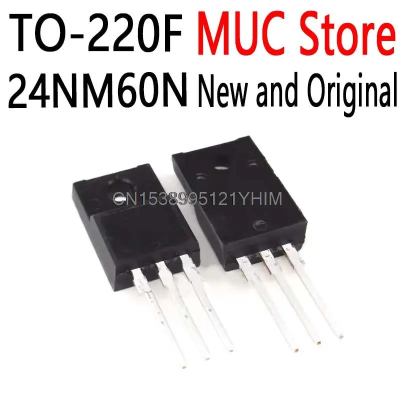 5PCS New and Original STF24NM60N TO-220F 24NM60 STF24NM60 24NM60N