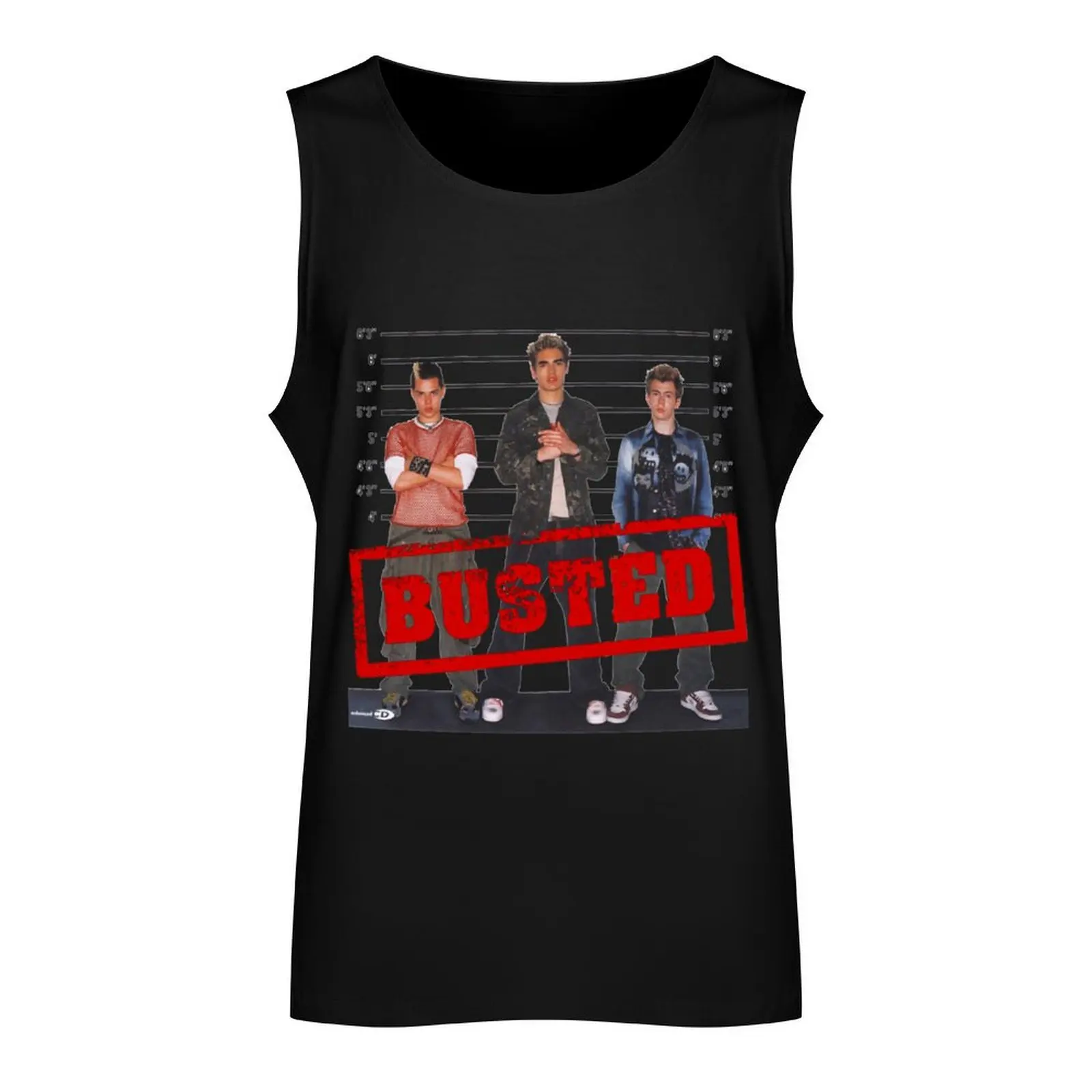 Busted circa 2002 Tank Top Man sleeveless shirt Men's gym t-shirts