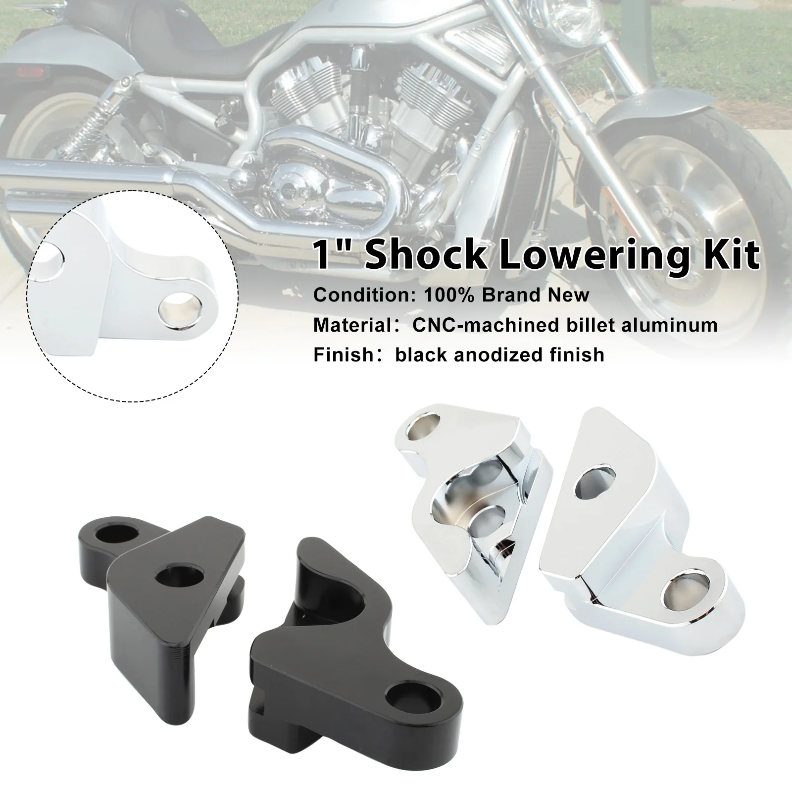 

Комплект опускания амортизатора Topteng 1 дюйм, подходит для V-Rod VRSC 2002-2017 Night Rod Special 2007-2010 2011 2012 2013 2014 2015 2016 2017