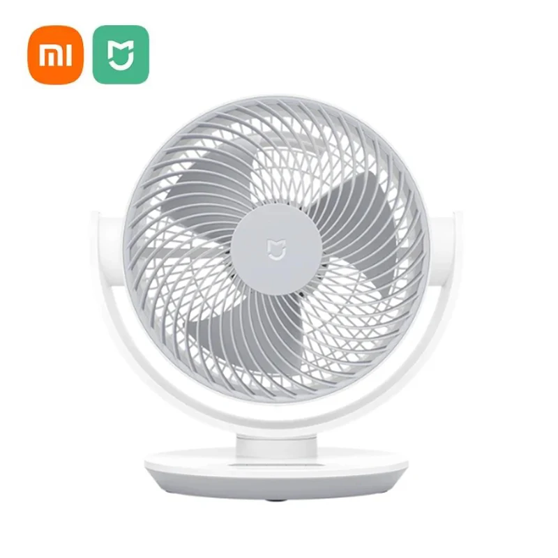 

Xiaomi Mijia Desktop Fan DC Inverter Original Air Circulation Fan High Air Volume 3D Circulating Swing Head Low Noise Works