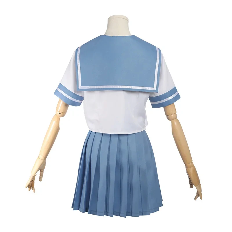 Disfraz de Cosplay de Higurashi When They Cry, Ryugu Rena, Falda de Marinera para Mujer, Uniforme Escolar, Disfraz de Halloween, Carnaval