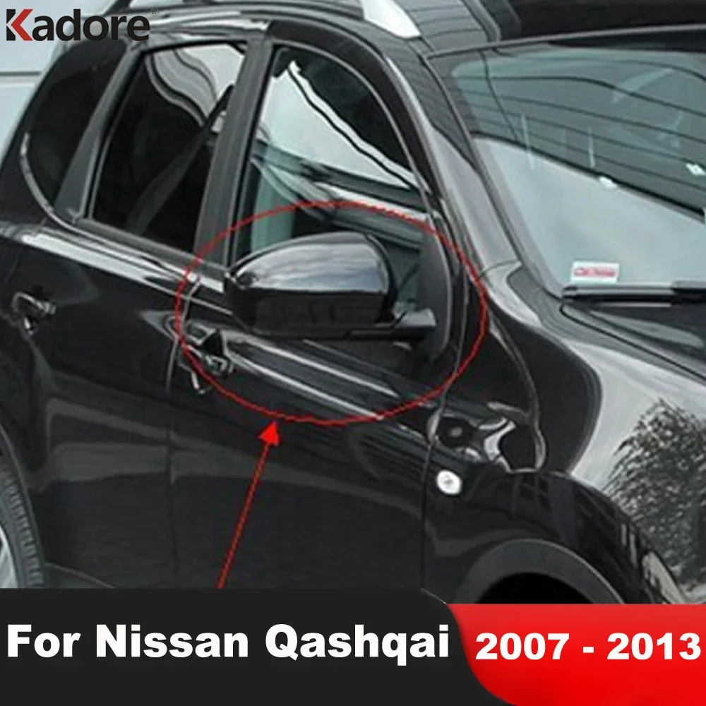 

For Nissan Qashqai 2007 2008 2009 2010 2011 2012 2013 Chrome Car Rearview Mirror Cover Trim Side Wing Mirrors Cap Accessories