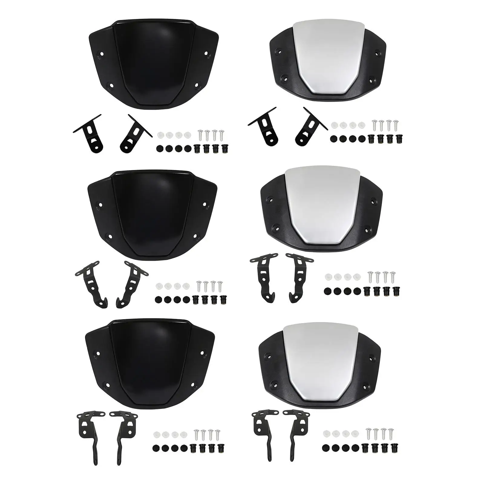 Motorbike Front Screen Windshield Windscreen Direct Replaces Scratch Resistance Professional Spare Parts