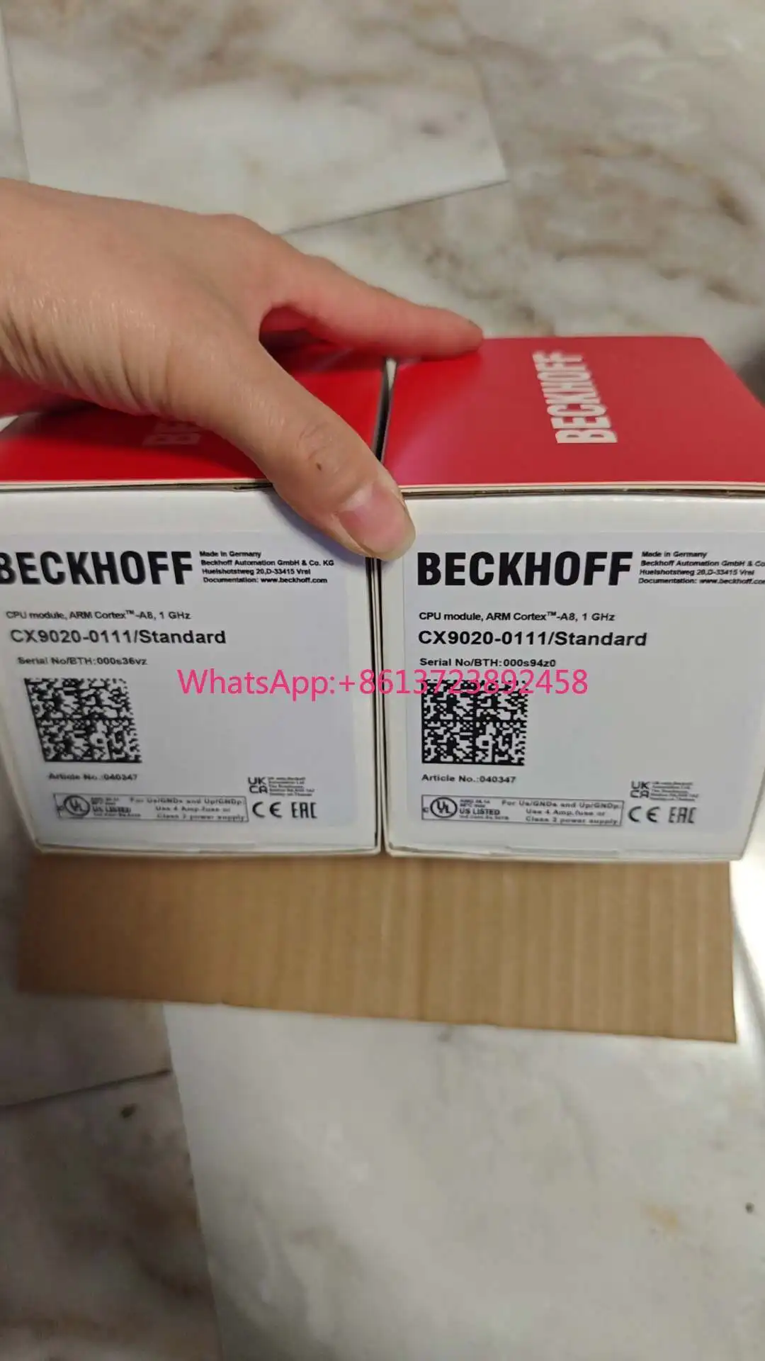 

Beckhoff CX9020-0111 is fully packaged and has a communication interface.