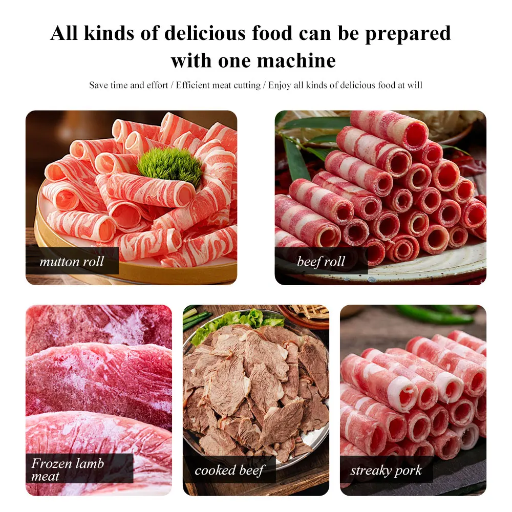 เครื่องหั่นเนื้อวัวและเนื้อแพะ Xibao แบบหั่นเต๋า หั่นสไลซ์ และหั่นเป็นลูกเต๋า ใบมีดสแตนเลส กำลังการผลิต 500 กิโลกรัม/ชั่วโมง ทำงานอัตโนมัติ 110V/220V/380V รุ่นใหม่