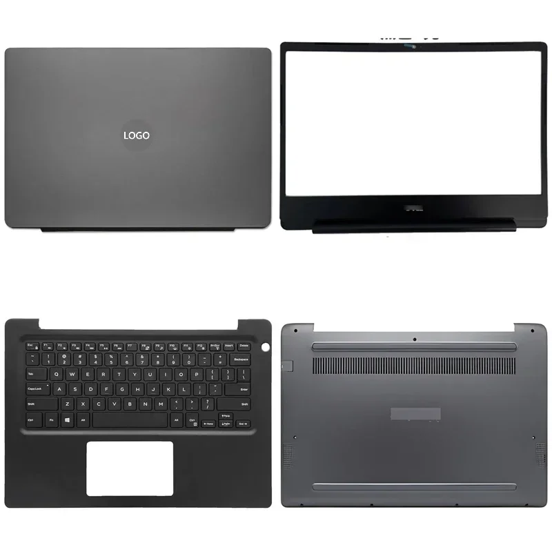 For Dell Vostro 14 5481 V5481 New Original Laptop LCD Back Cover Front Bezel Upper Palmrest Bottom Base Case Keyboard Hinges