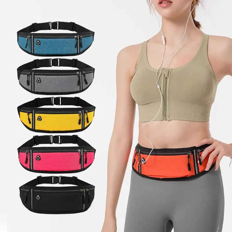 Riñonera para correr profesional, bolsa para cinturón deportivo, funda para teléfono móvil, bolsa oculta para hombres y mujeres, bolsas deportivas para gimnasio, riñonera para correr