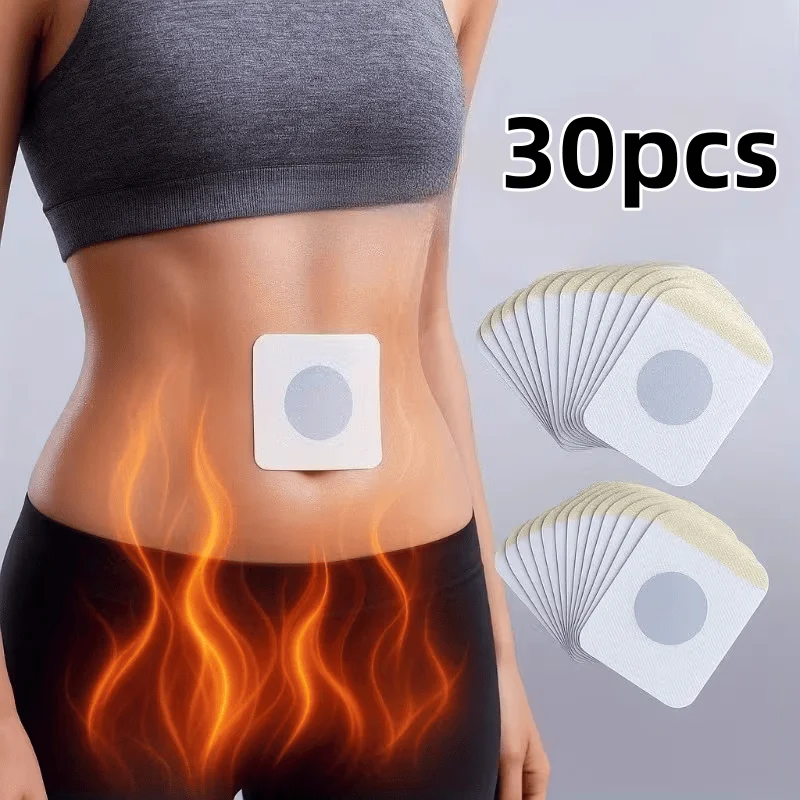 30Pcs Skin Care Patches, Breathable and Comfortable, Good Adhesion, Easy to Apply on the Navel, Gentle on the Skin, Fresh Scent, Fast and Effective, Suitable for the Abdomen, Buttocks, Thighs and Legs, Can Be Worn at Any Time during Exercise, Sleeping, or Work, Unisex