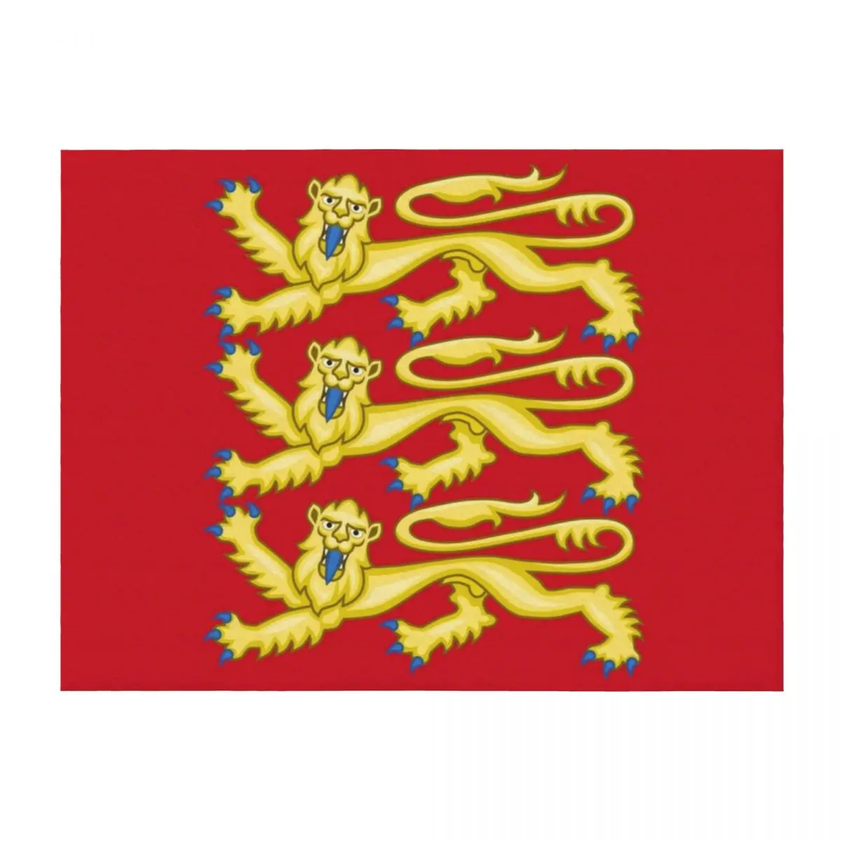 

Plantagenet Arms of England Throw Blanket Bed Hairys warm for winter Extra Large Throw Blankets