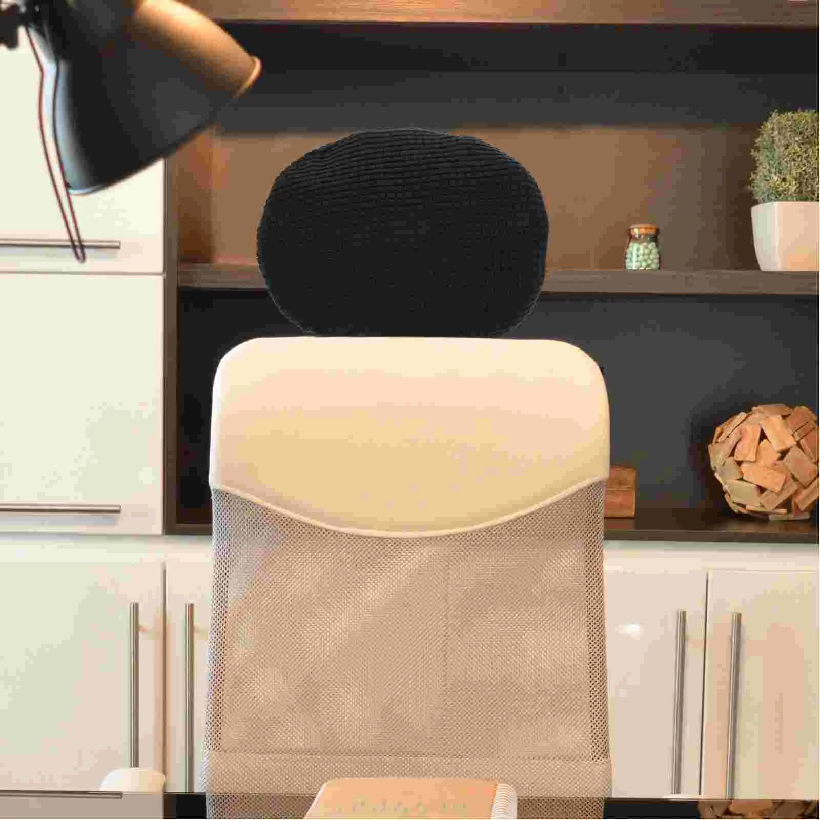 Accessori per la copertura del poggiatesta della sedia da ufficio forniture manicotto del cuscino accessori antipolvere poliestere
