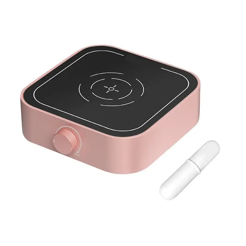 A75K Magnetic Stirrer 3000Rpm, Magnetic Stir Plate with Stir Bar, Magnetic Mixer Stirrer Max Stirring 3000ML Pink US Plug