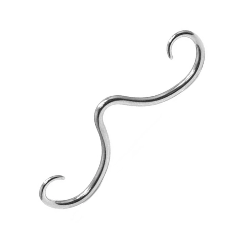 Stainless Steel Septum Mustache Nose Rings Hoop Septum Piercing Hanger Fashion Nose Body Piercing Jewelry Durable