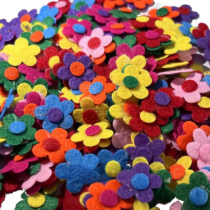 300PCS Non Woven Felt Fabric Material Party Decor Craft For School Classroom Handmade