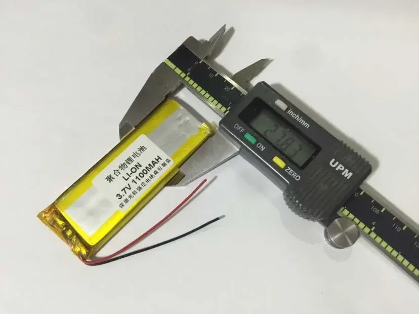 Nuova batteria al litio polimerica genuina da 3,7 V 1100 MAH alta anti Nuova batteria ricaricabile per telefono cellulare calda Elettricità durevole